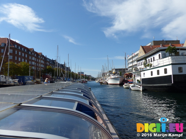 FZ031853 Tourboat in canal